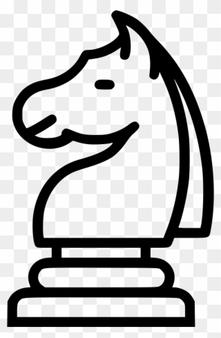 320x488 Cartoon Chess Knight Clipart