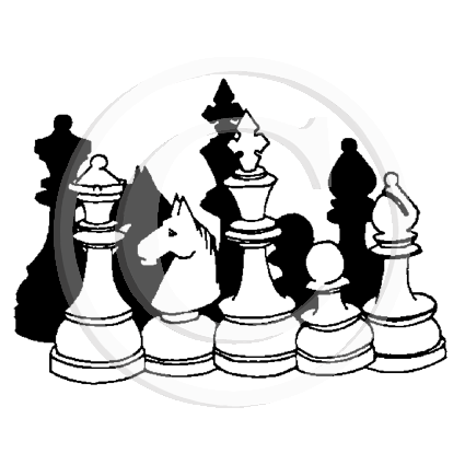 Chess Pieces Drawing