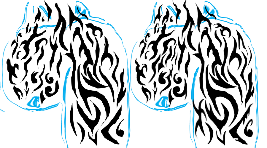 900x500 Half Chest Tattoo Designs Drawings Images In Collection