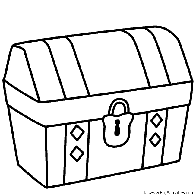 650x650 Chest Drawing Opened Chest For Free Download