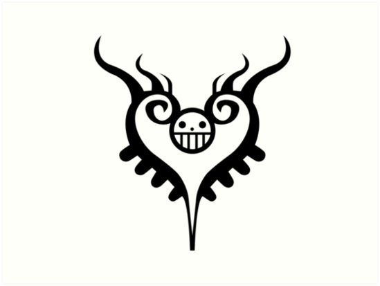 549x413 Trafalgar Law Chest Tattoo Art Prints