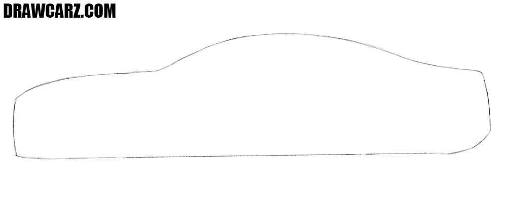 1000x392 How To Draw A Chevrolet Camaro Drawcarz