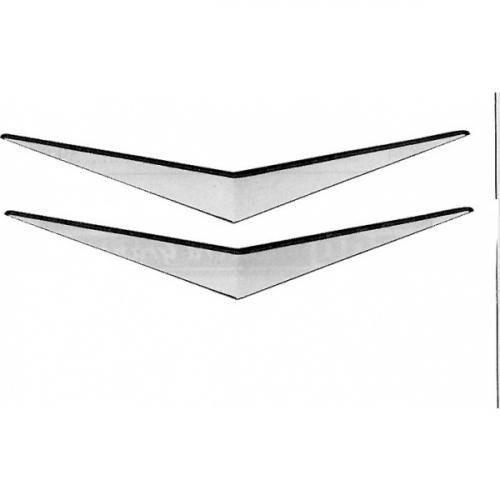 500x500 Chevy Truck V Door Emblems