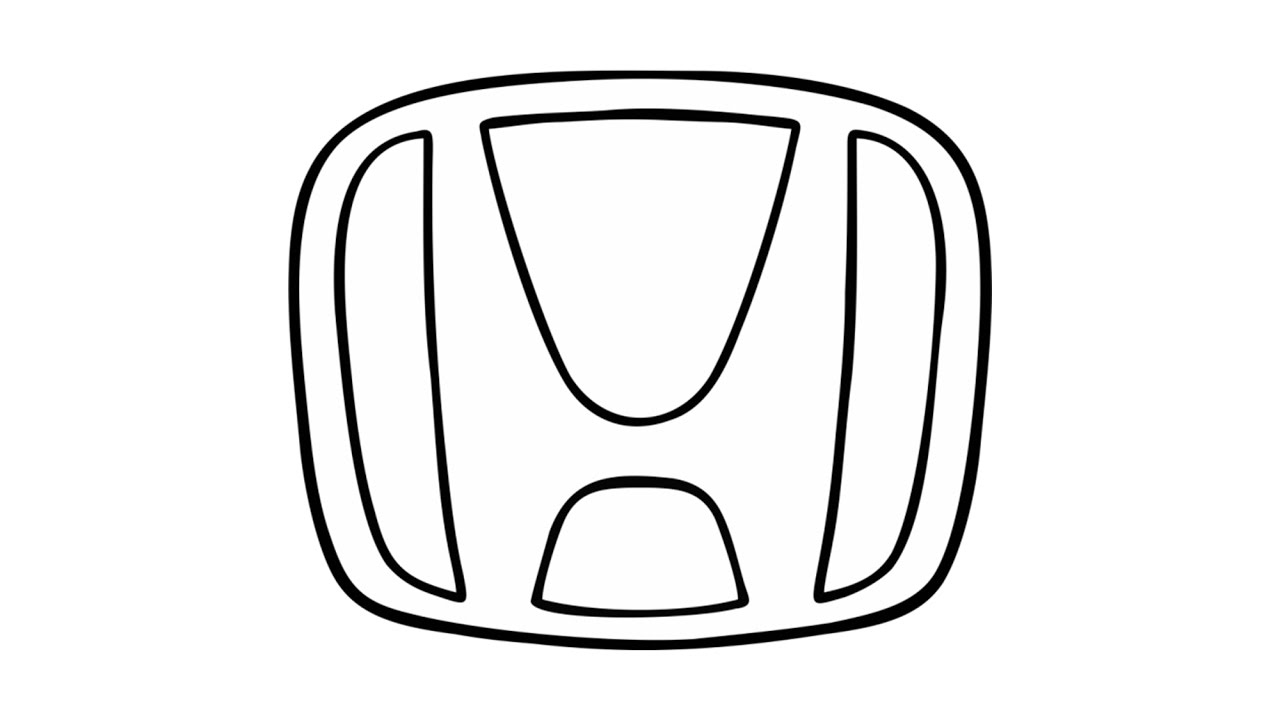 1280x720 How To Draw The Honda Logo