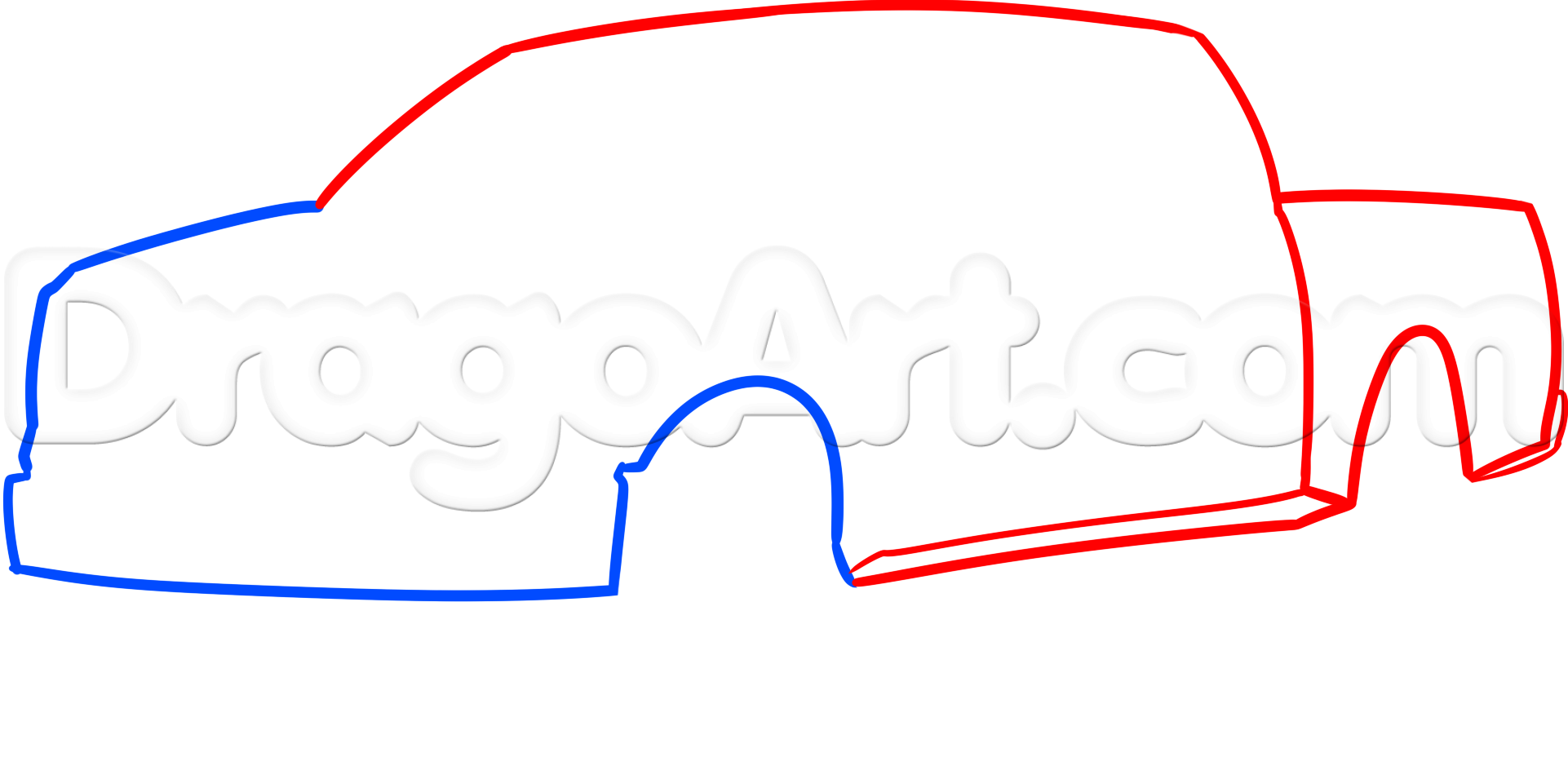 1922x928 Draw An F Ford Pickup Truck, Step