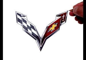 300x210 Chevy Emblem Pencil Sketch How To Draw The Chevrolet Logo