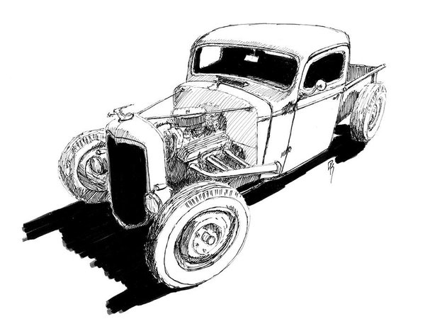 Chevy Truck Drawings