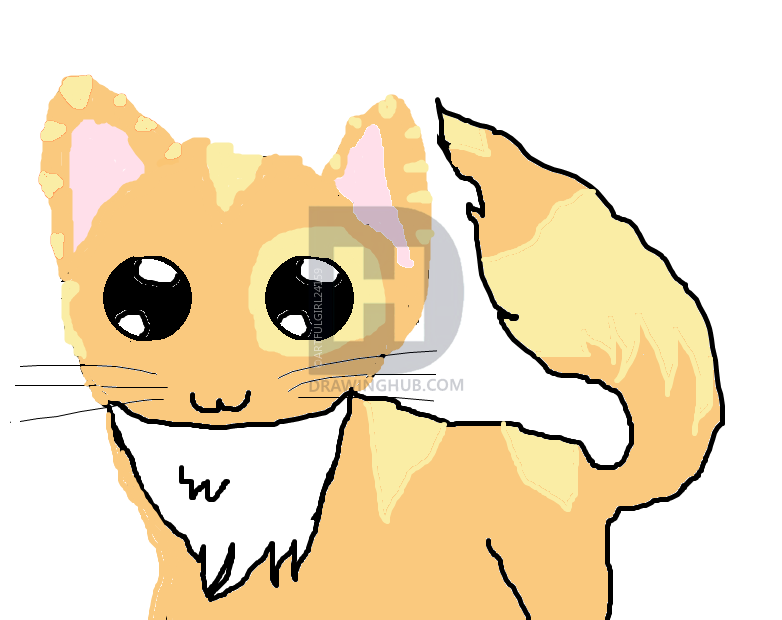 782x620 Chibi Cat Drawing