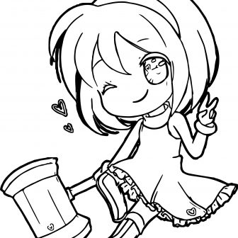 336x336 Chibi Couple Coloring Pages Batman Deadpool Elsa Adventure Time