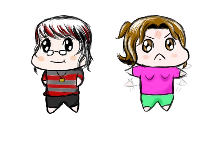 744x523 Draw A Cute Chibi Cartoon For You