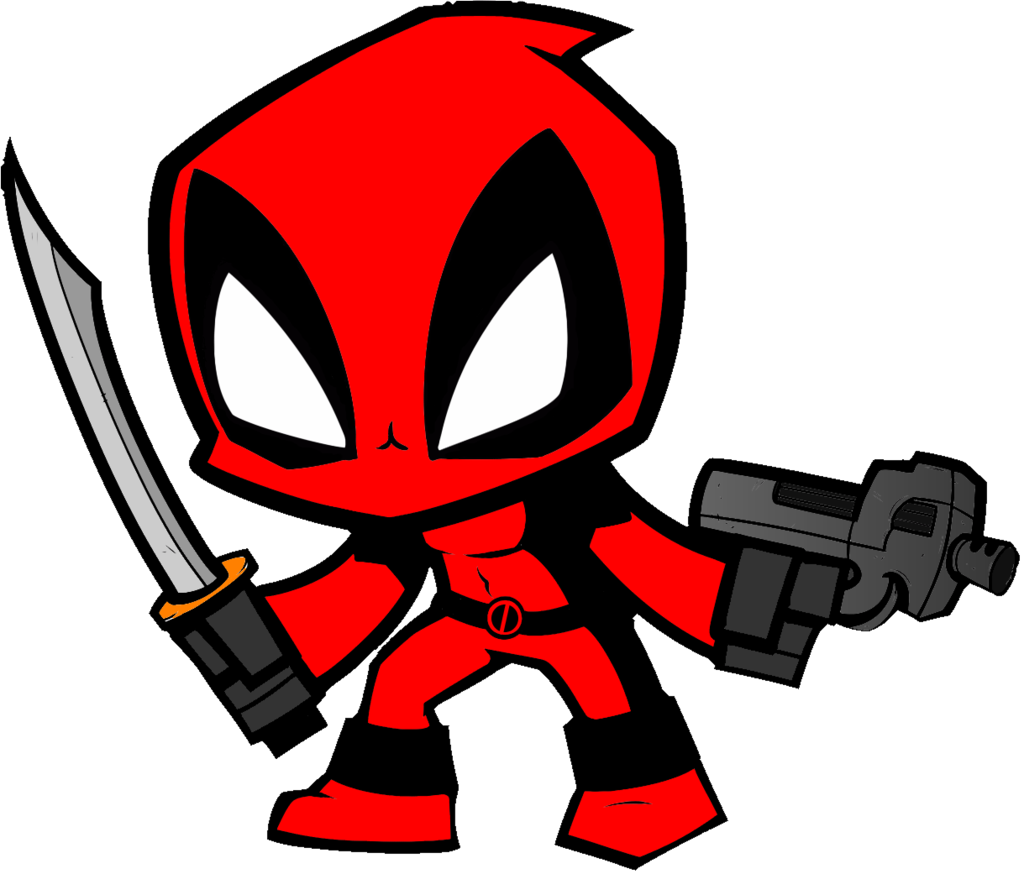 1024x874 Collection Of Free Deadpool Drawing Chibi Download On Ui Ex