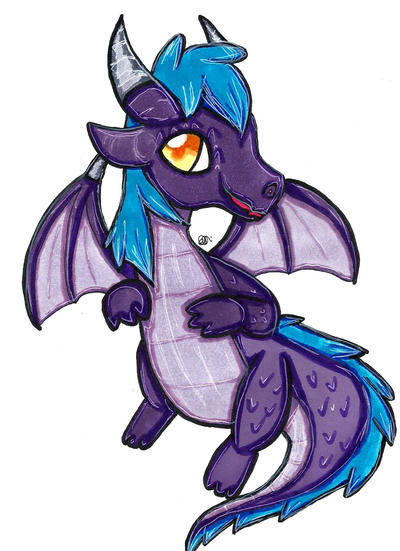 400x551 Fractural The Dragon Chibi Drawing