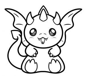 Chibi Dragon Drawing | Free download on ClipArtMag