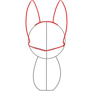 302x302 How To Draw Chibi Cell, Step