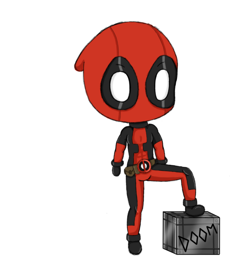 800x895 Download Free Deadpool Clipart Chibi Girl