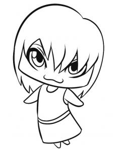 232x302 How To Draw A Chibi Girl, Step