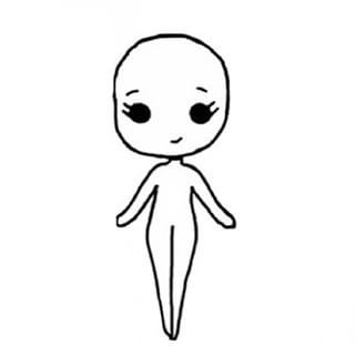 320x320 Chibi Girl Template