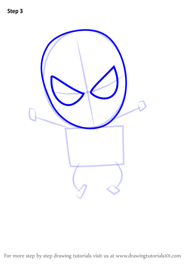 602x848 Learn How To Draw Chibi Spiderman
