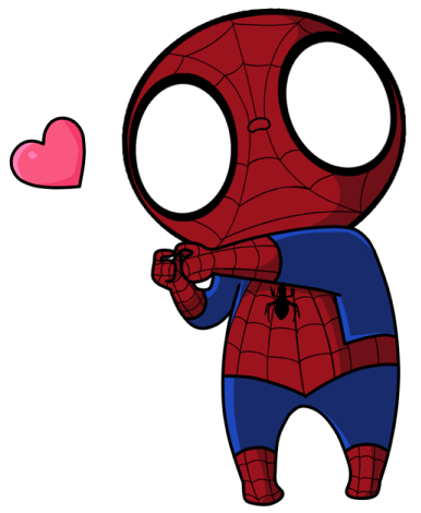 386x470 Chibi Spider Man