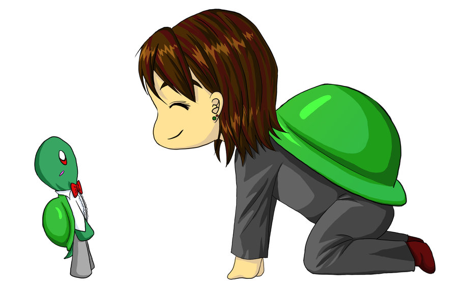 900x574 Drawn Turtle Chibi