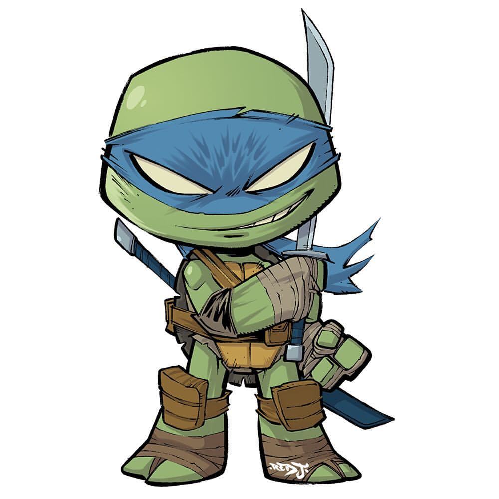 1000x1000 Jon Sommariva Leonardo Chibi Sticker! Where Are The Leo Fans