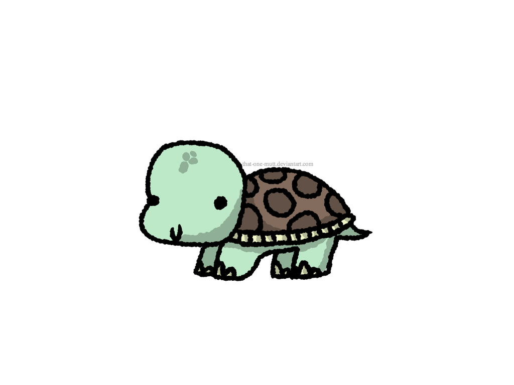 1024x768 Turtle Chibi