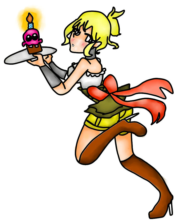 771x900 human chica drawing