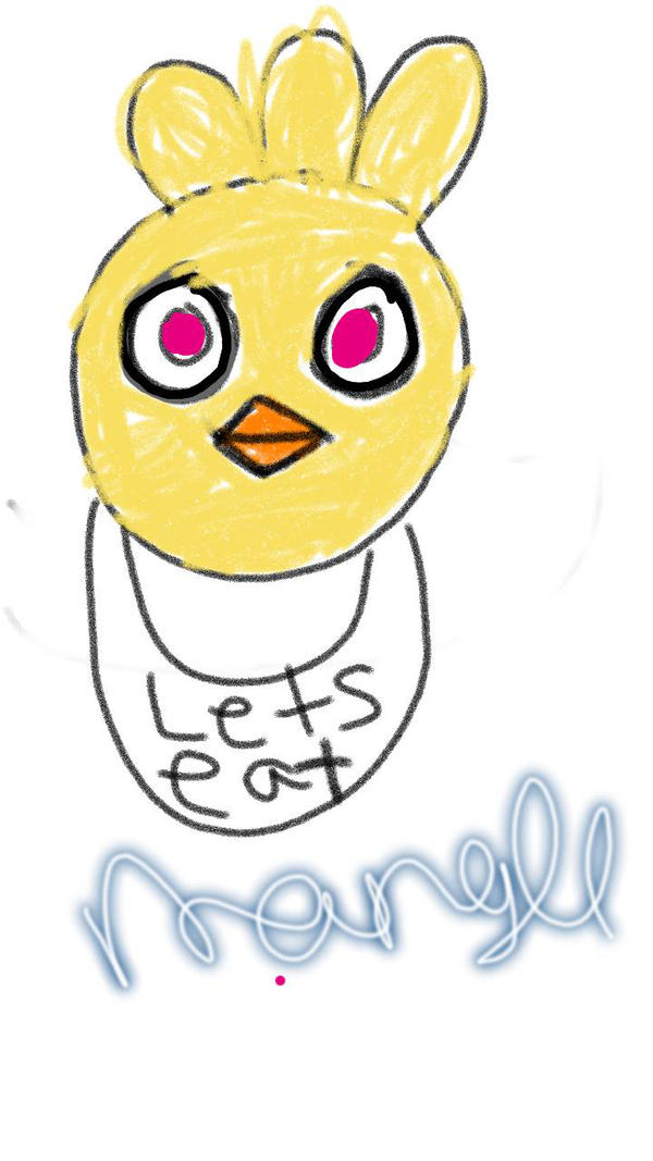 600x1067 chica head drawing