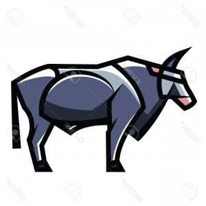 300x300 photostock vector stylized vector drawing of a powerful standing