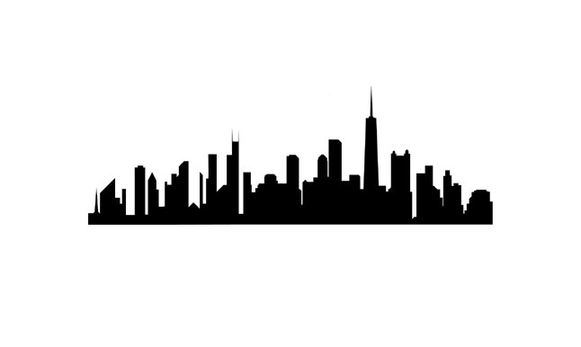 646x386 Collection Of 'chicago Cityscape Silhouette' Download More Than