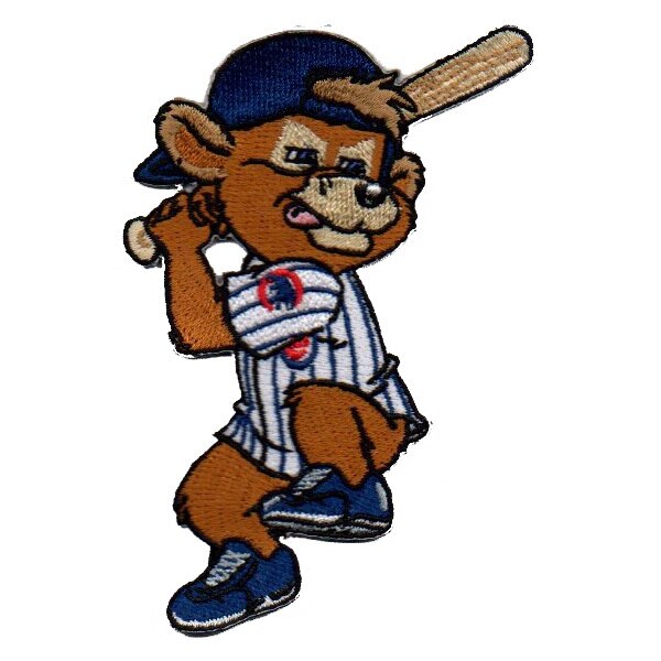 600x600 Chicago Cubs 'clark' Mascot Self Adhesive Patch
