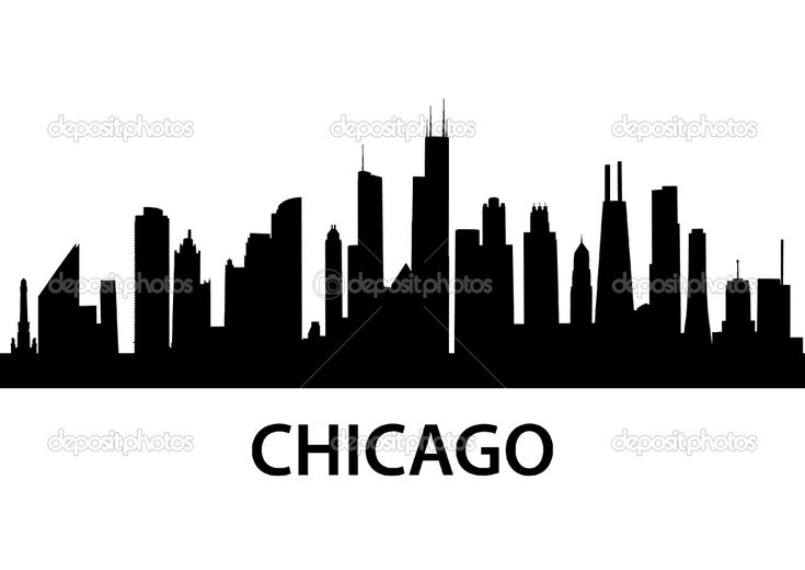 Chicago Skyline Outline Drawing | Free Download On ClipArtMag