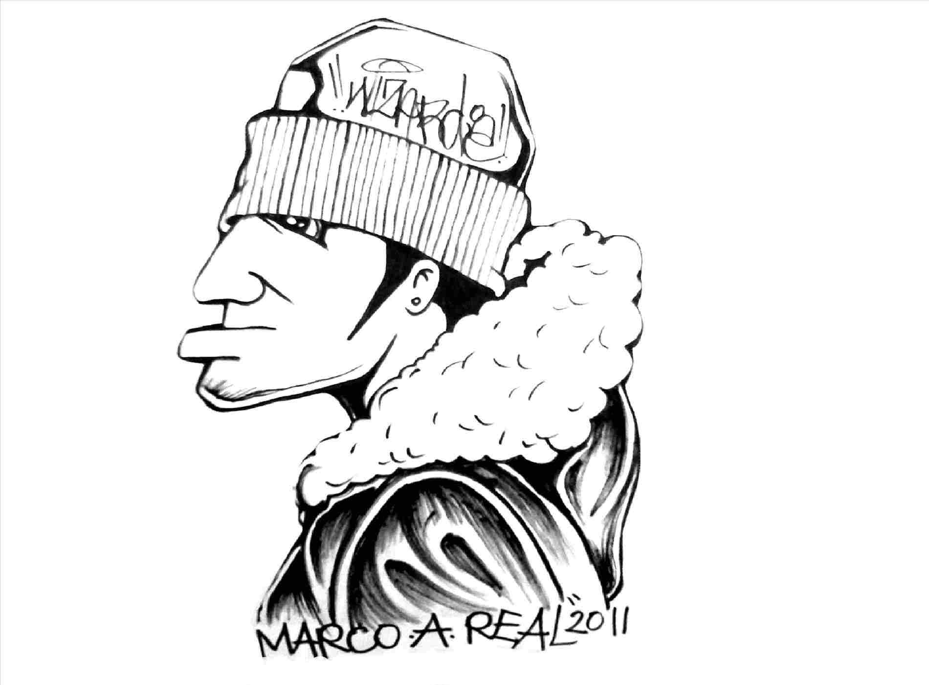 1900x1401 awesome cartoons to draw cartoon thug drawings drawing a gangsta