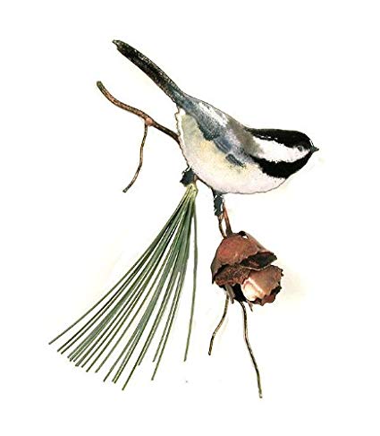 425x487 Bovano Enamel Wall Art Home Decor Chickadee
