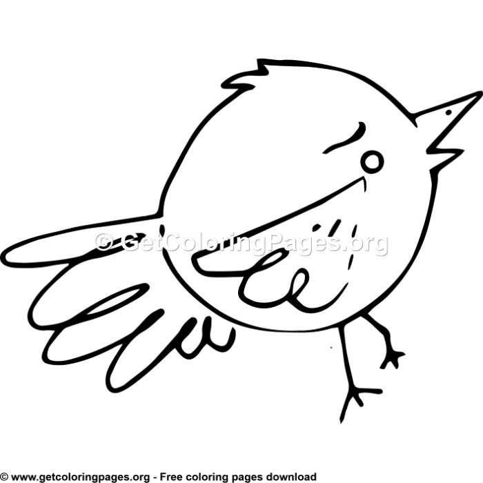 700x700 Chickadee Bird Coloring Pages