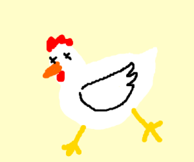 400x333 Download Free Png Dead Chicken Drawing
