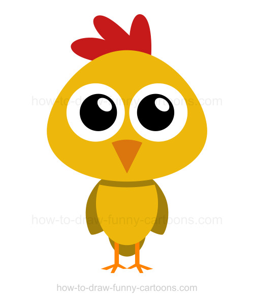 500x596 How To Draw A Chicken
