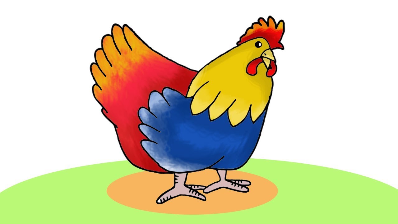 1280x720 Huge Collection Of 'line Drawing Chicken' Download More Than