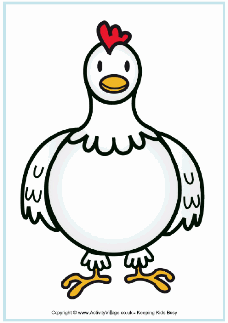 460x652 Chicken Printables