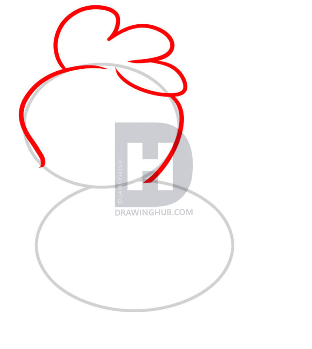 643x720 How To Draw A Chicken For Kids, Step