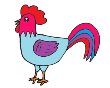 370x297 How To Draw A Chicken Cartoon Archives