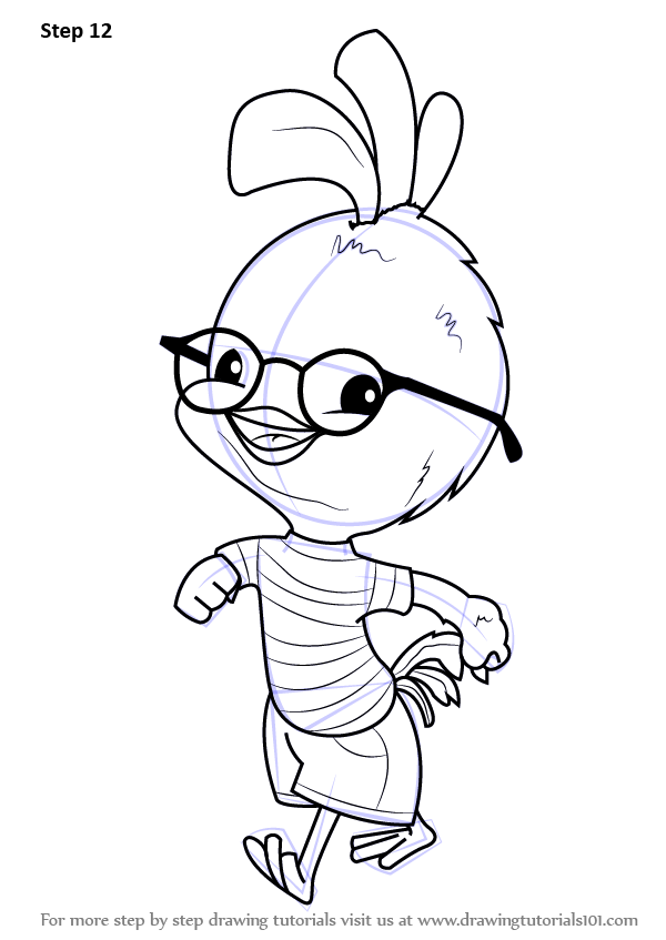 600x847 Learn How To Draw Chicken Little