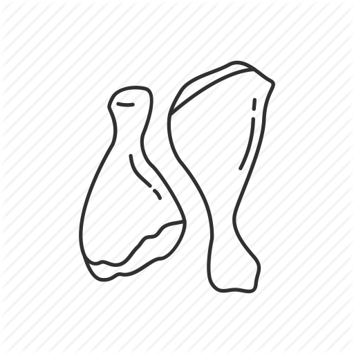 512x512 Drumsticks Drawing Food Transparent Png Clipart Free Download