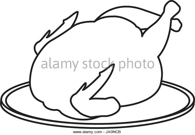 640x446 Junk Food Smiling Fried Chicken Coloring