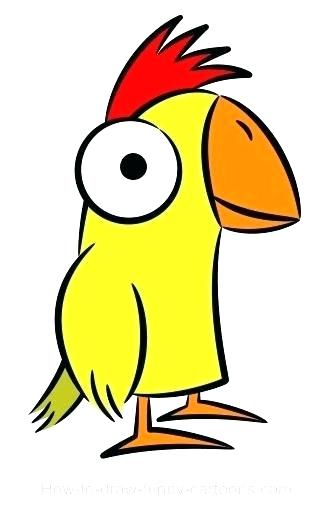 334x517 How To Draw A Chicken Easy