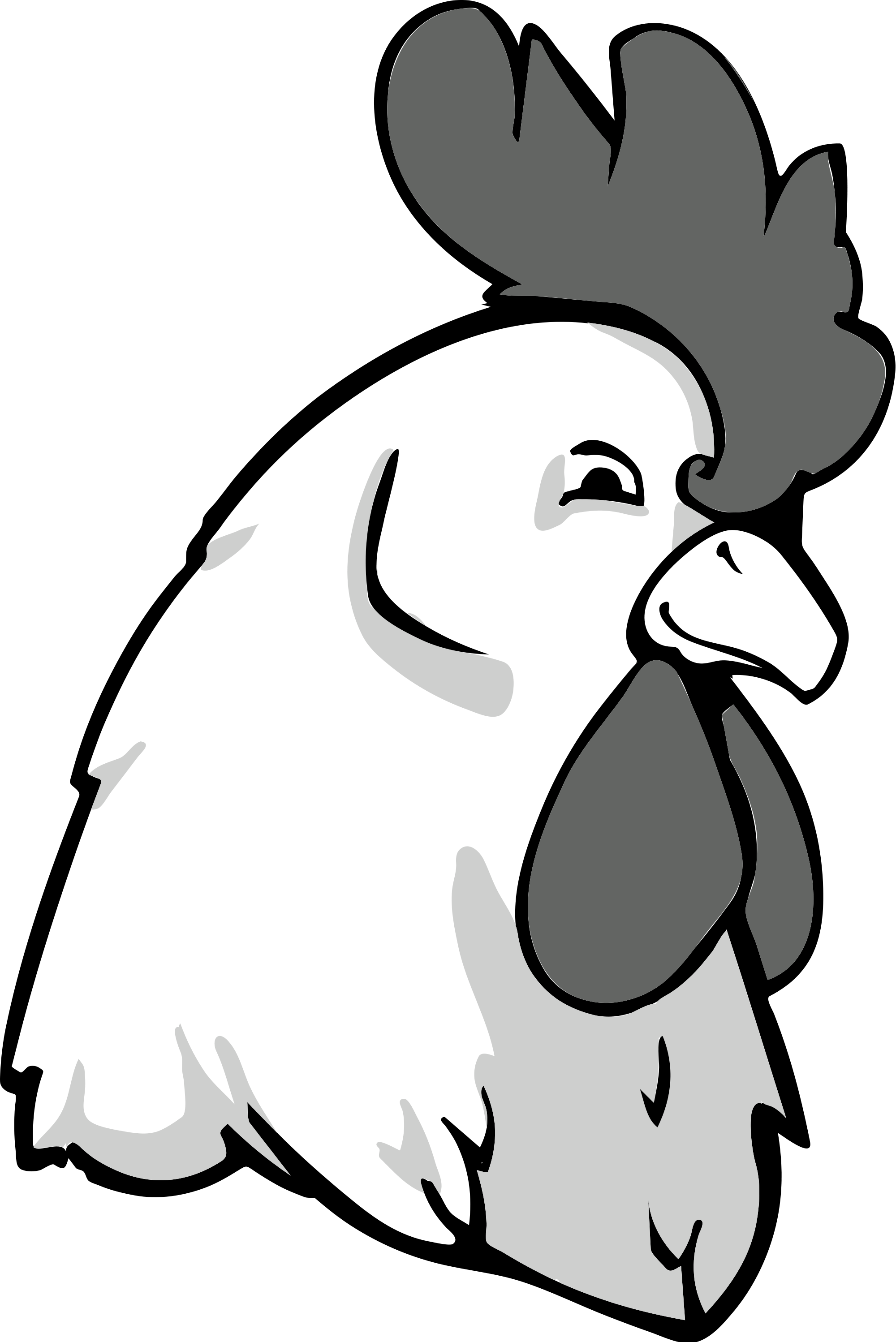 2000x2996 Collection Of Free Rooster Drawing Head Download On Ui Ex