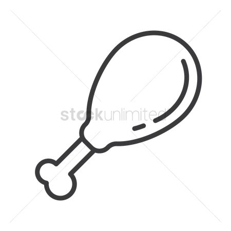 450x450 Free Chicken Leg Drumstick Stock Vectors Stockunlimited