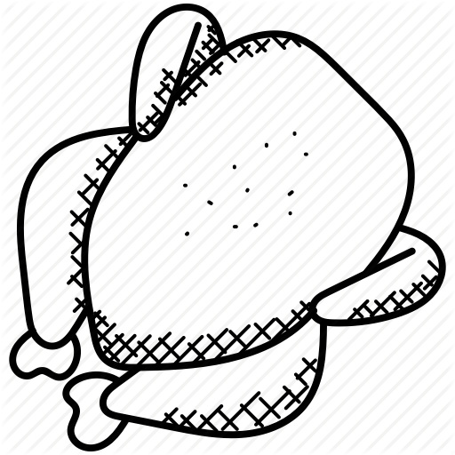 512x512 Huge Collection Of 'chicken Food Drawing' Download More Than