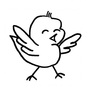 336x336 Chick Drawing Cute Fil A Cup Clipart Basic Chicken Baby Cartoon