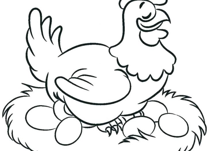 728x526 Chicken Little Frowning Coloring Pages Disney Halloween Online